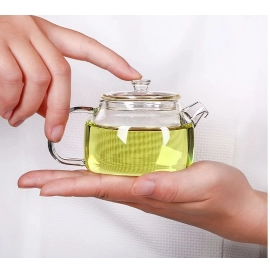 Small Capacity 200ML Transparent Glass Teapot With..
