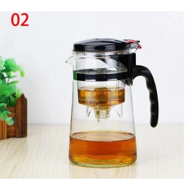 High quality Heat Resistant Glass Tea pot Chinese teaware kung fu Tea Set Puer Kettle Coffee Glass pot Convenient Office TeaPot