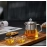 Glass Teapot with Infuser Tea Set Kettle Maker Infusers Jug Teaware Kitchen Dining Bar Home Tea Kit Glass Teapot Samovar
