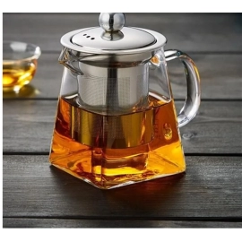 Glass Teapot with Infuser Tea Set Kettle Maker Infusers Jug Teaware Kitchen Dining Bar Home Tea Kit Glass Teapot Samovar
